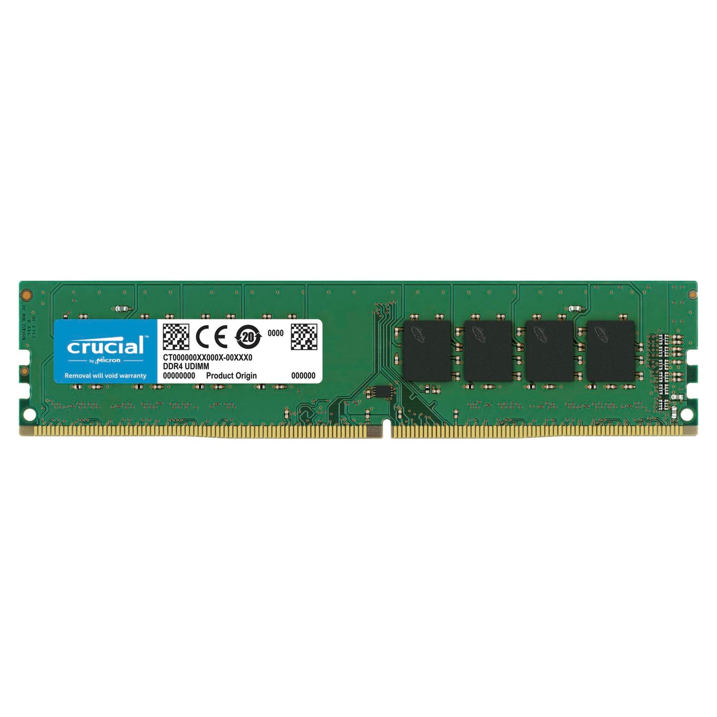 Crucial DDR4-3200 16GB UDIMM CL22 (8Gbit/16Gbit)
