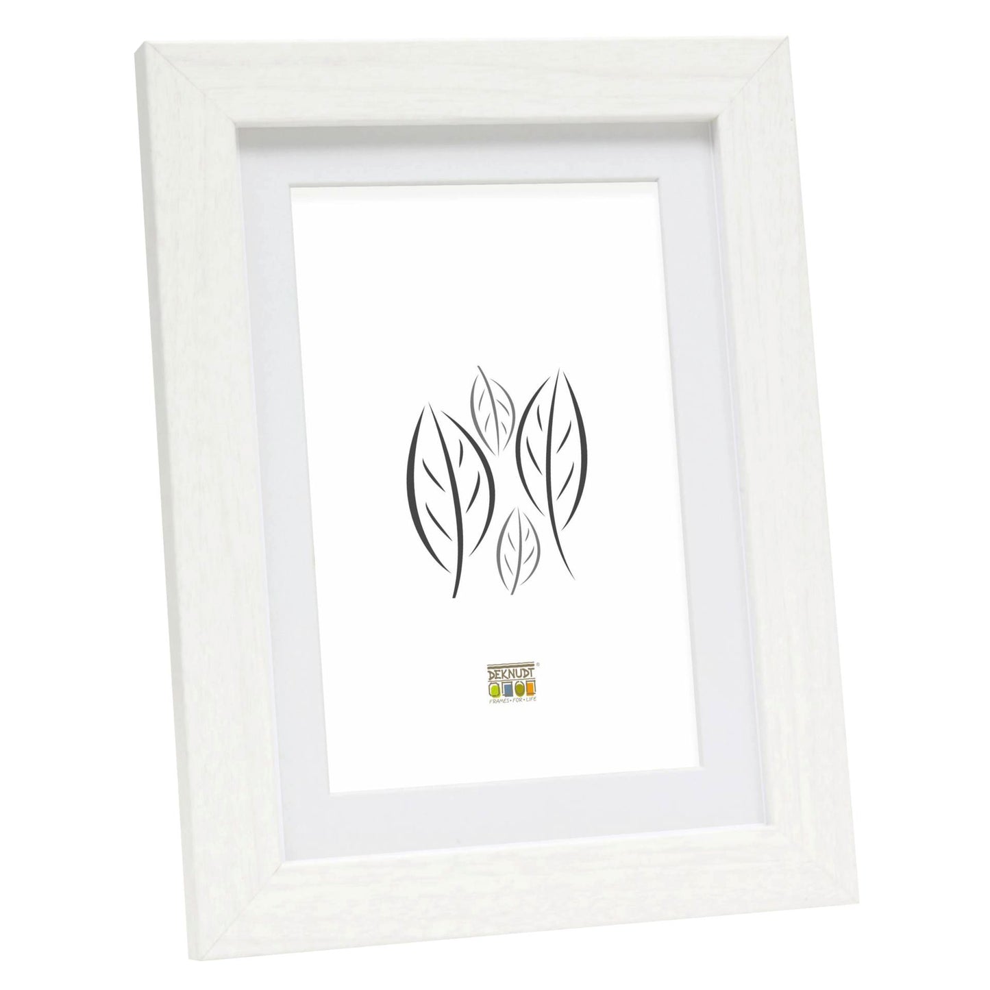 Deknudt S66KF1 P1 30x45 Wood white w. Passepartout