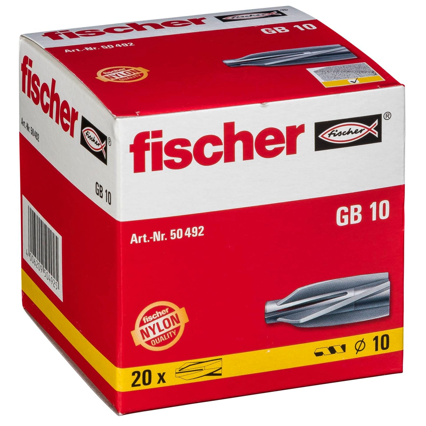 Fischer Aircrete Anchor GB 10 20 pcs