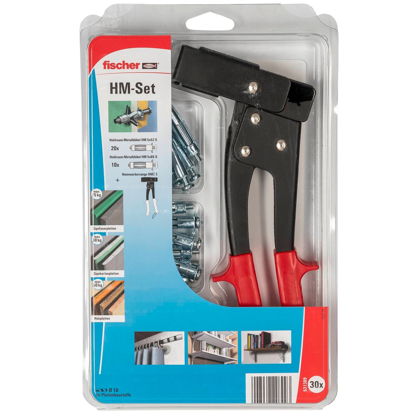 Fischer Installation Kit Cavity fixing