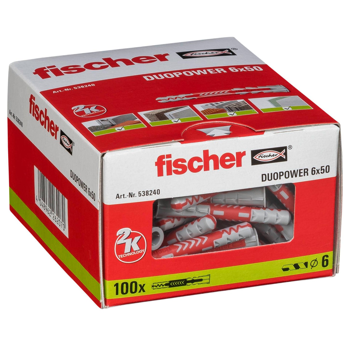 Fischer DUOPOWER 6x50 100 pcs