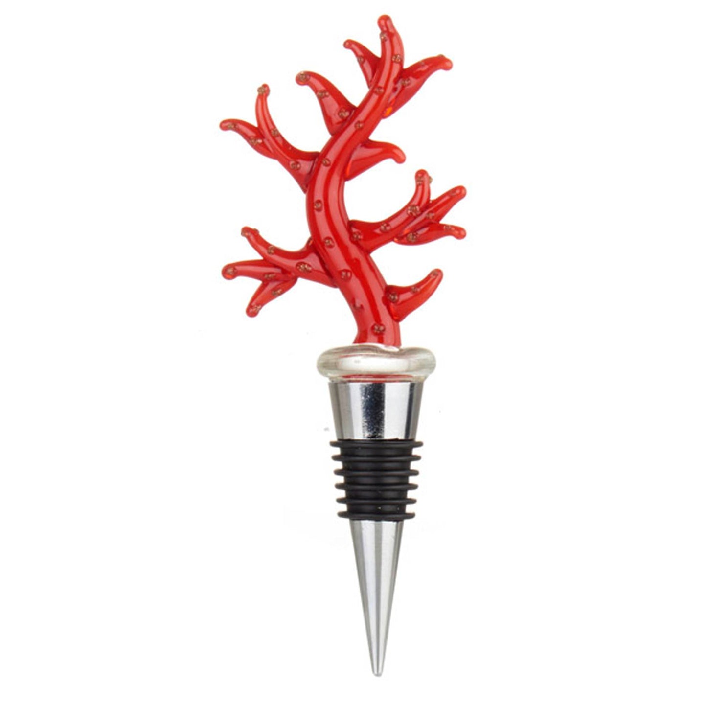 L´Oca Nera bottle stopper coral