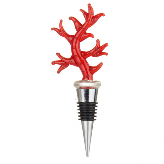 L´Oca Nera bottle stopper coral