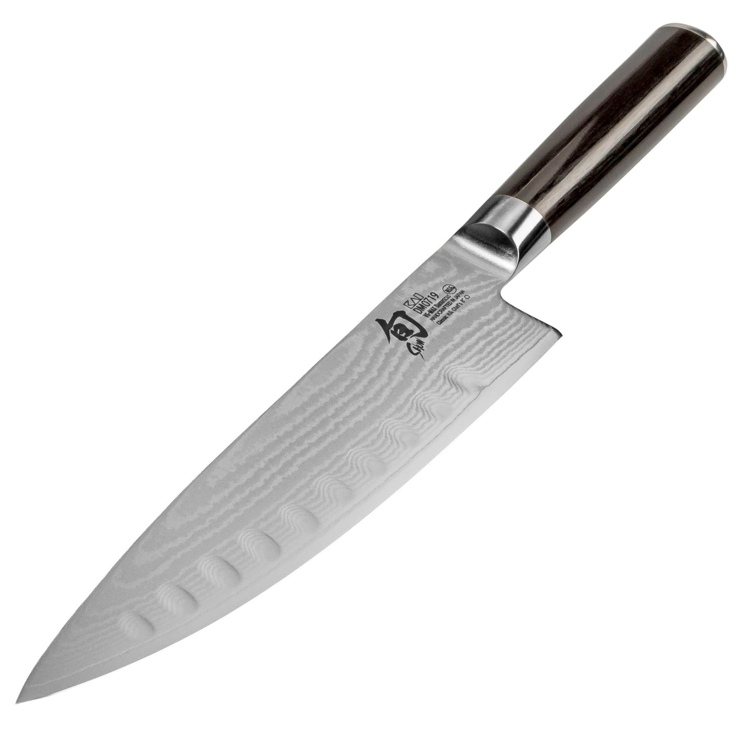 KAI Shun cooking knife fluted edge, 20 cm