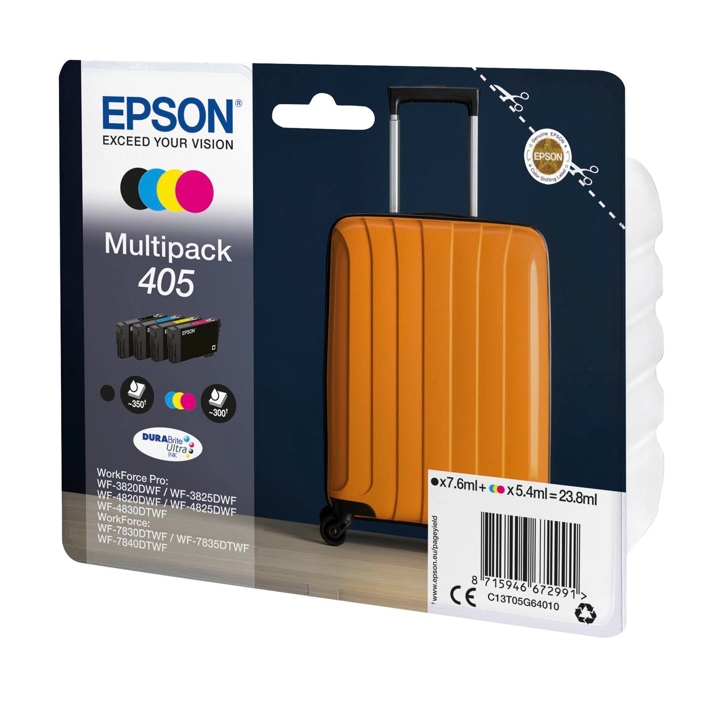 Epson DURABrite Ultra Multipack (4 colors) 405 T 05G6