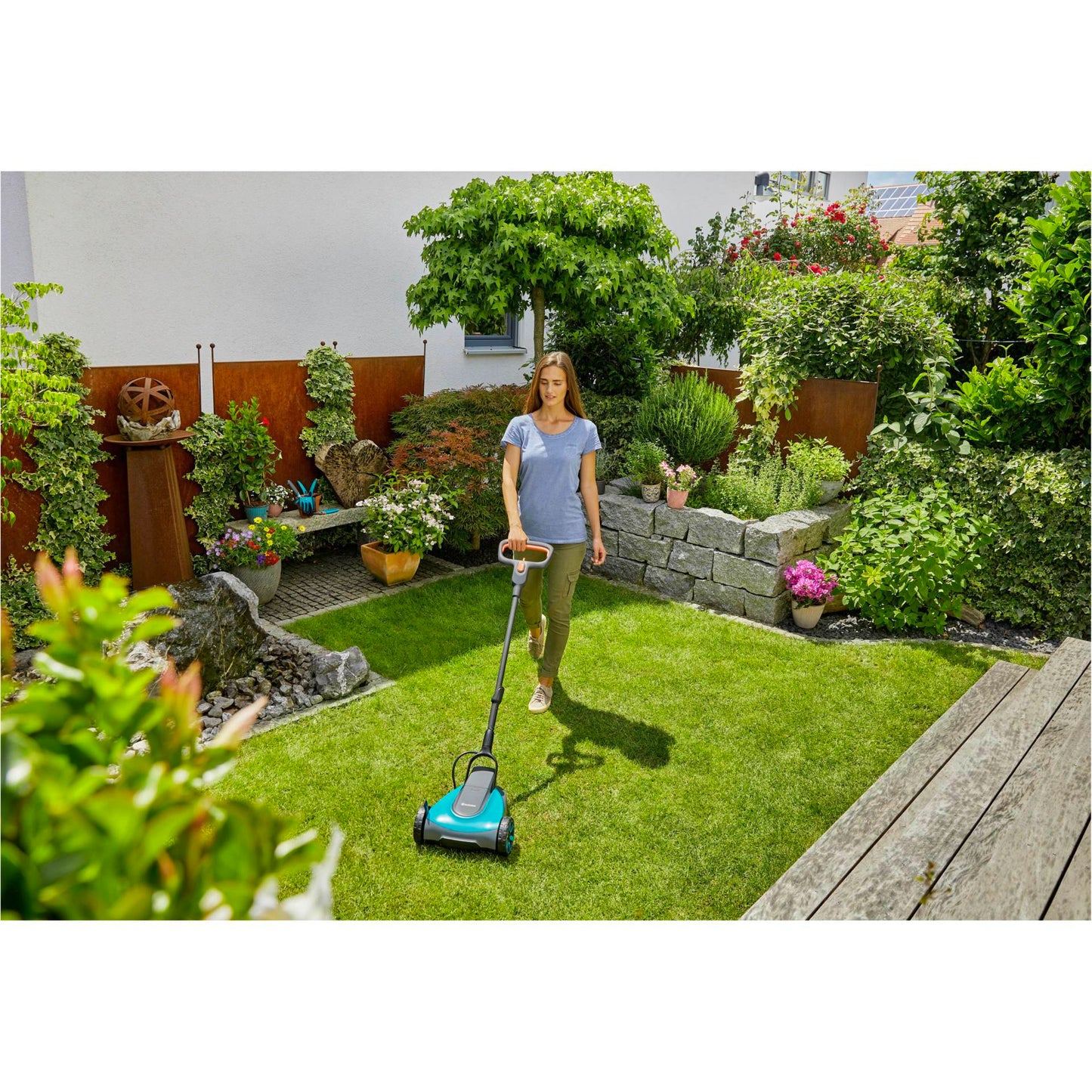 Gardena cordless lawn mower HandyMower 22/18V P4A solo