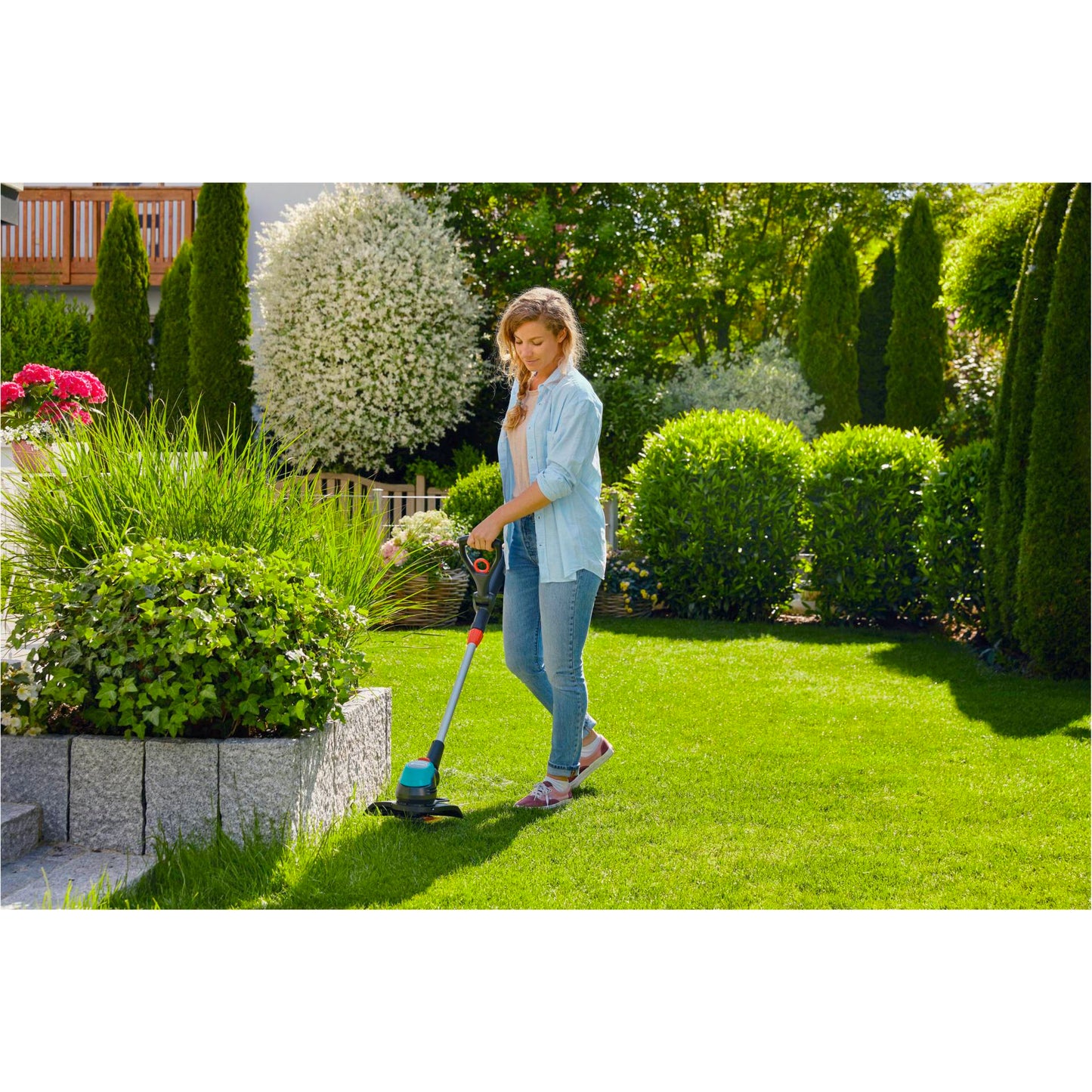 Gardena Akku-Trimmer EasyCut 23/18V P4A Ready-To-Use Set