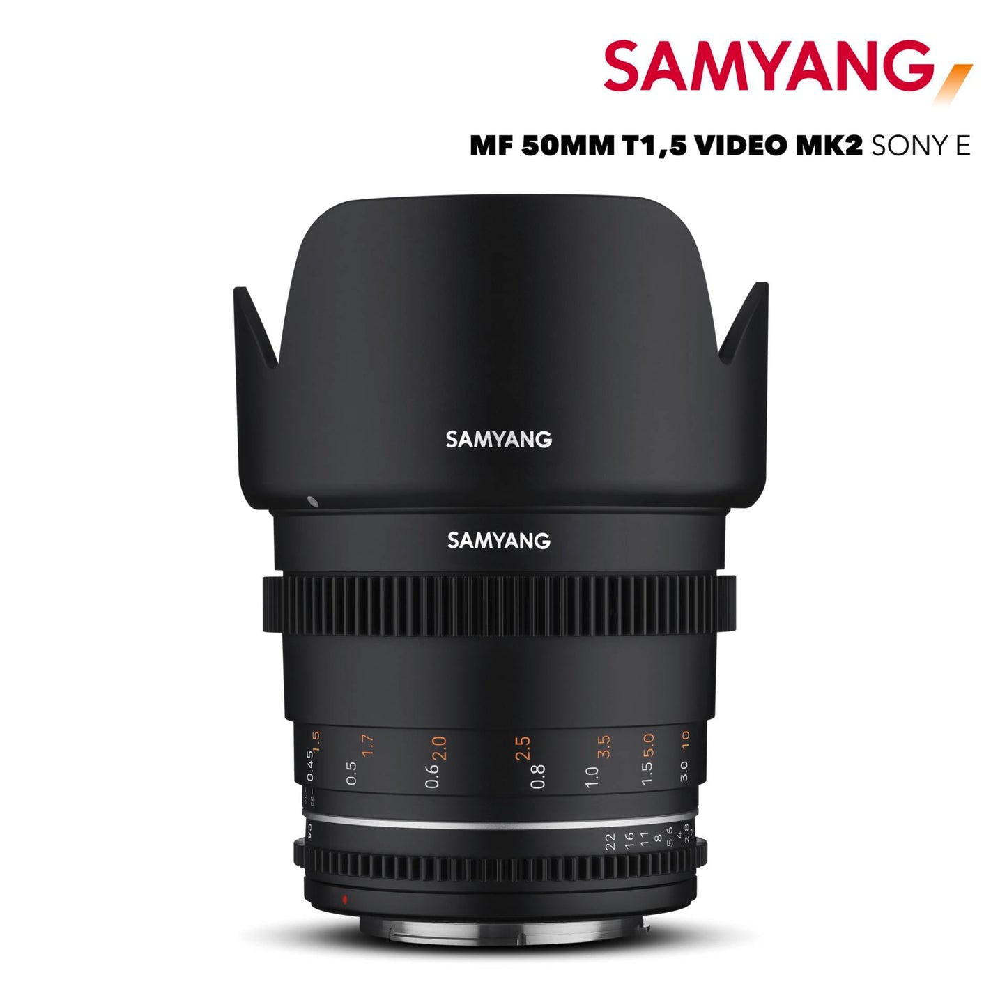 Samyang MF 50mm T1,5 VDSLR MK2 Sony E