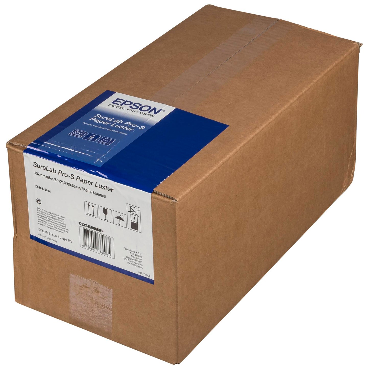 1x2 Epson SureLab Pro-S Paper Luster 152 mm x 65 m 248 g BP
