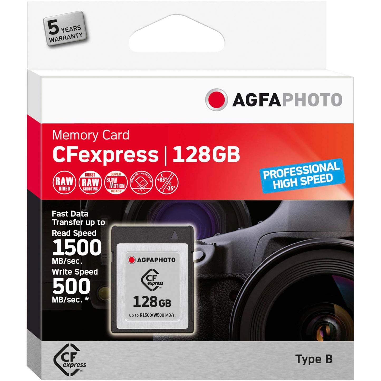 AgfaPhoto CFexpress 128GB Professional High Speed