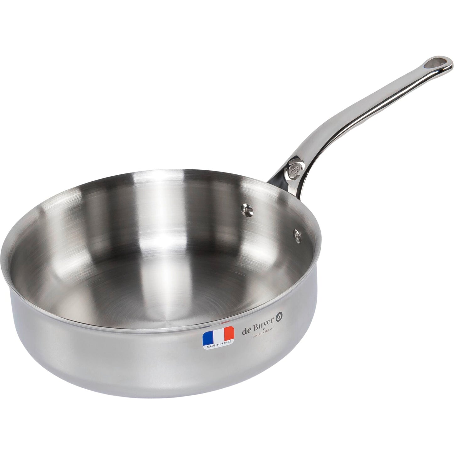 De Buyer Affinity Sauteuse Stainless Steel straight 24 cm