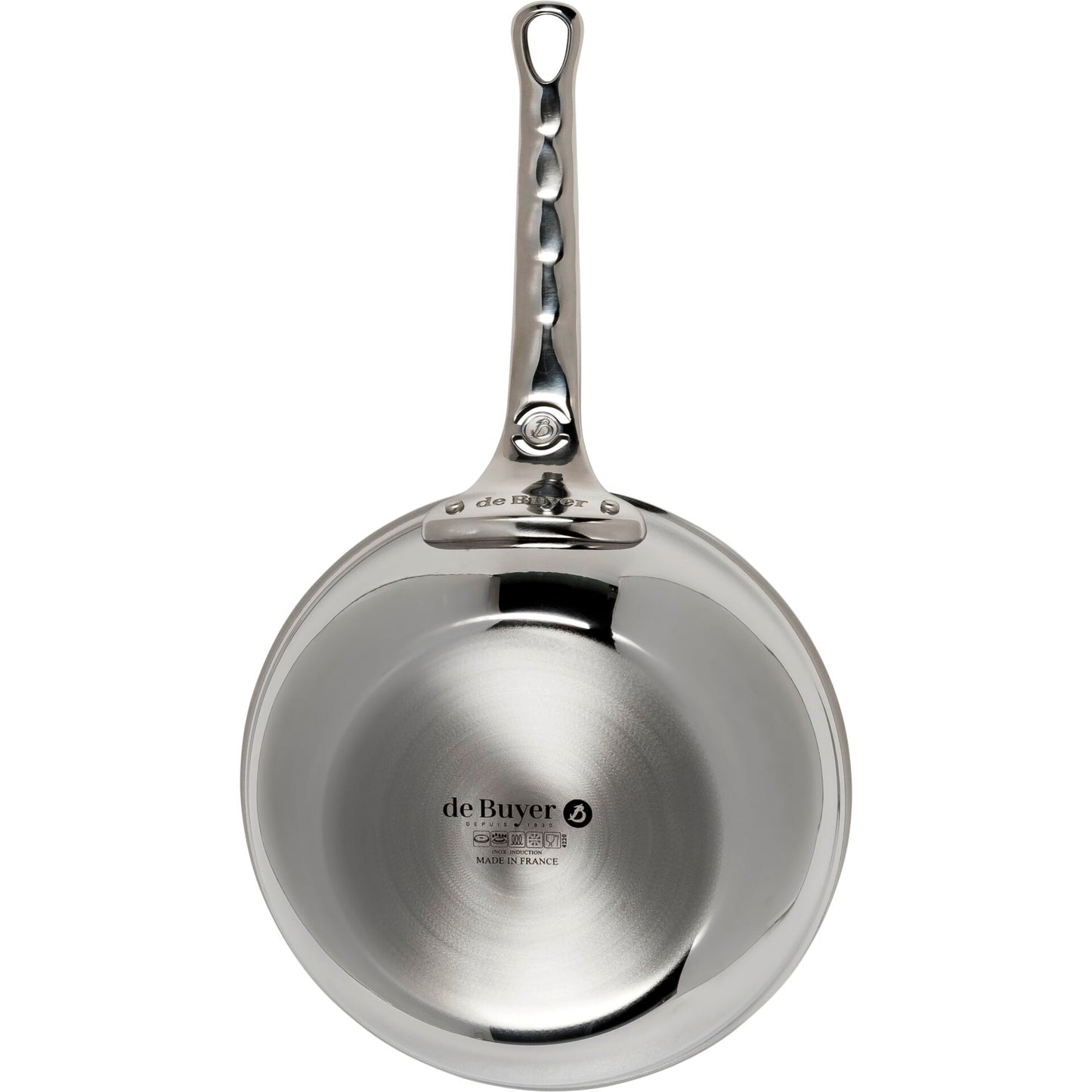 De Buyer Affinity Sauté Pan Stainless Steel curved 20 cm