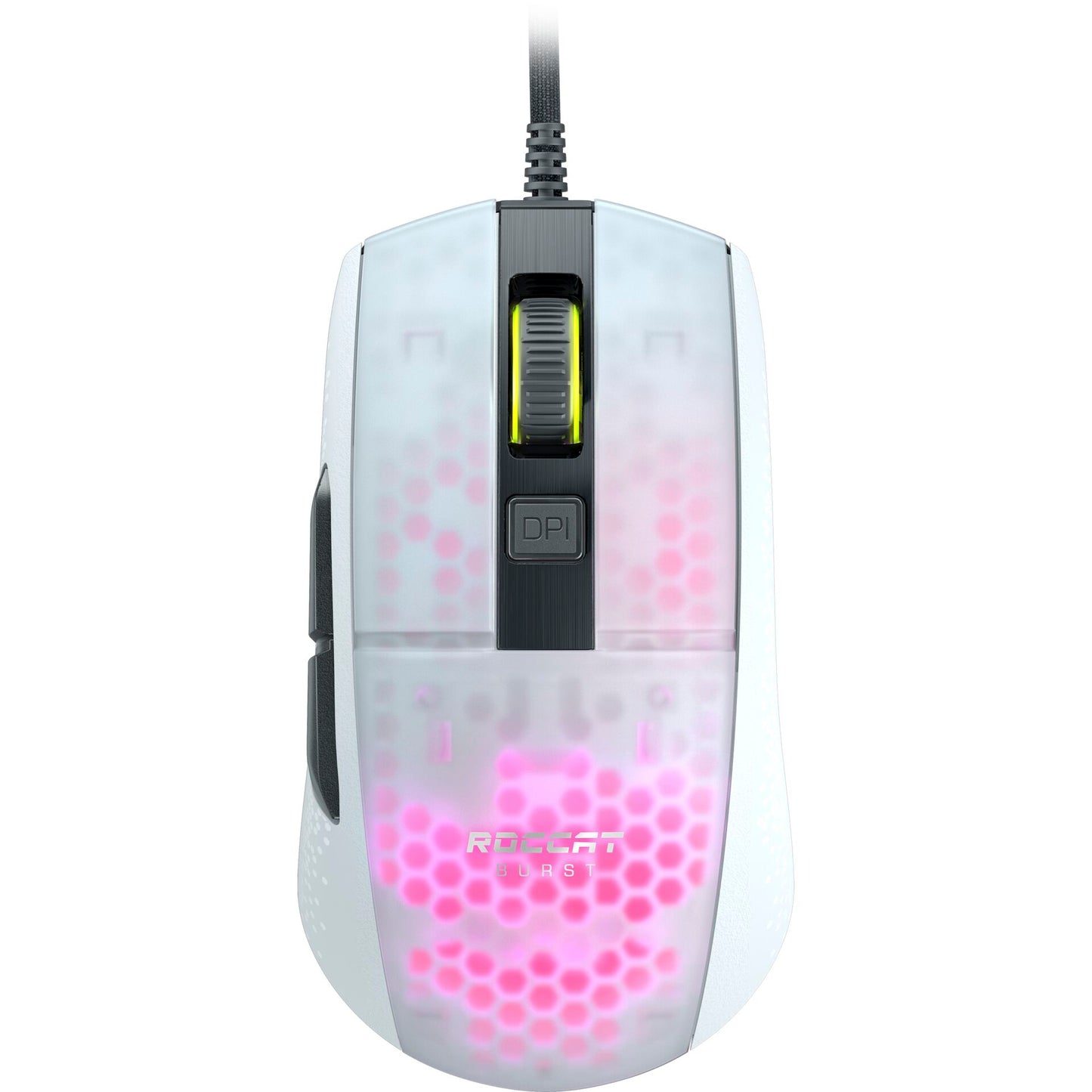 Roccat Burst Pro white RGB Gaming Maus