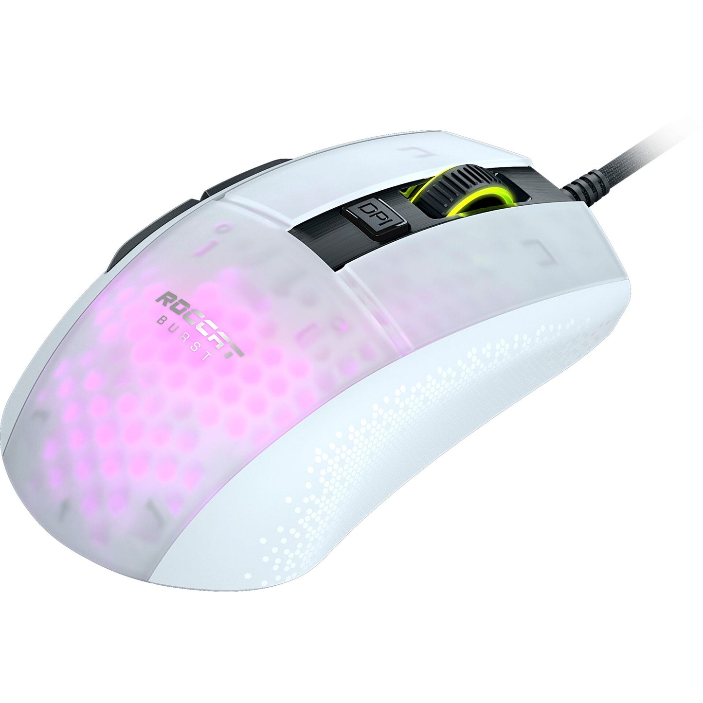 Roccat Burst Pro white RGB Gaming Maus