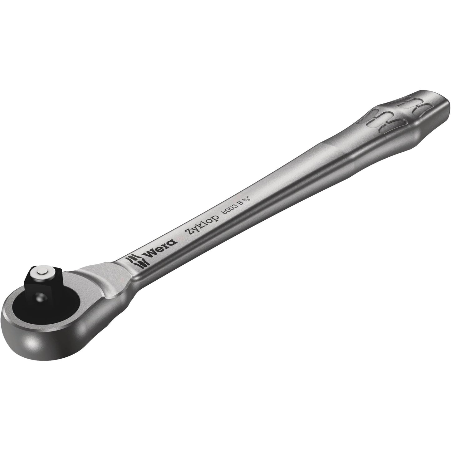 Wera 8003 B Zyklop metal ratchet m.Durchsteckvierkant w. 3/8 An