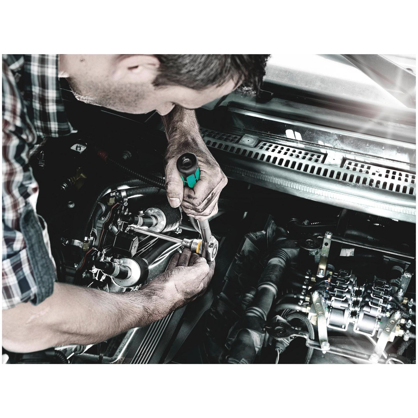 Wera 8006 C Zyklop Hybrid Ratchet switch lever 1/2 Drive
