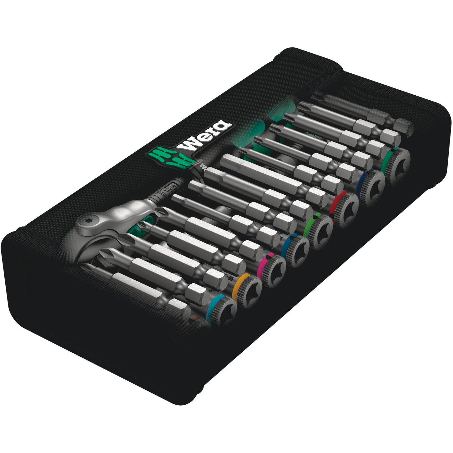 Wera 8100 SA 9 Zyklop Speed- Ratchet Set, 1/4 Drive imperial
