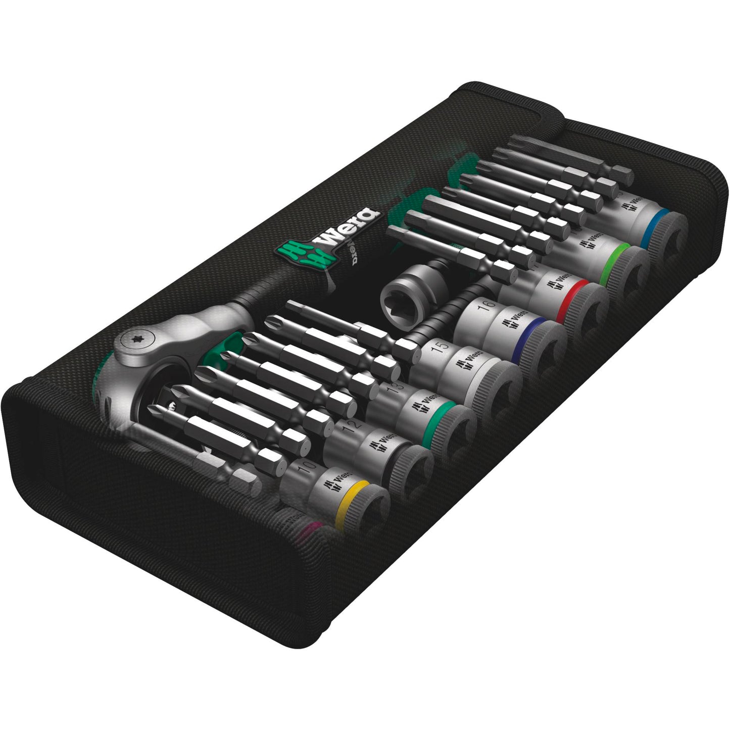 Wera 8100 SB 6 Zyklop Speed Ratchet Set 3/8 Drive metric