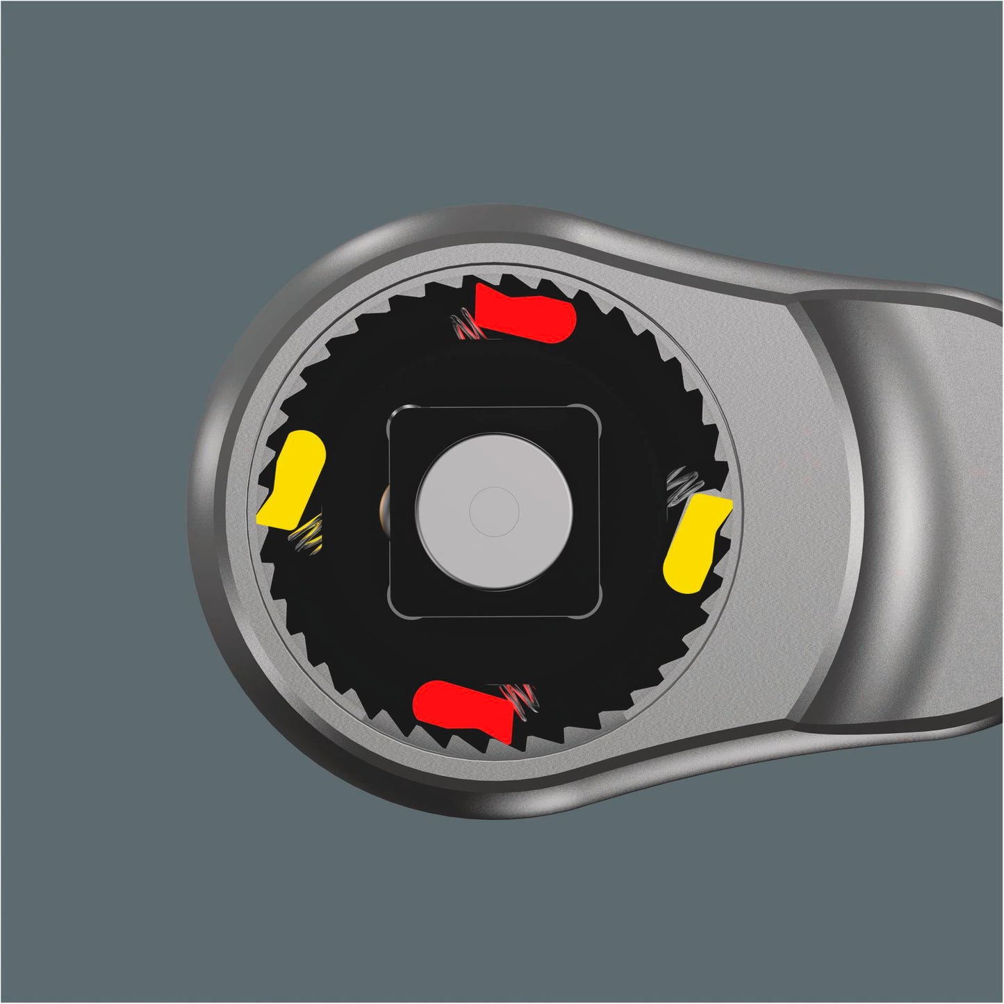 Wera 8100 SC 10 Zyklop Ratchet Push Through Sq. 1/2 imperial