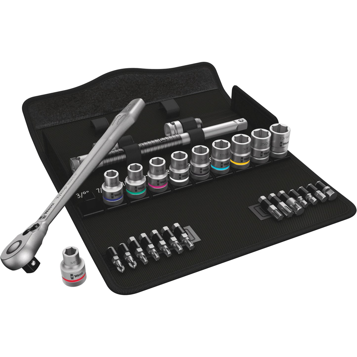 Wera 8100 SC 11 Zyklop Ratchet Switch Lever 1/2 Drive imperial