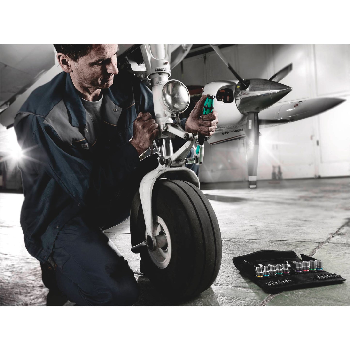 Wera 8100 SC 9 Zyklop Speed- Ratchet Set 1/2 Drive imperial
