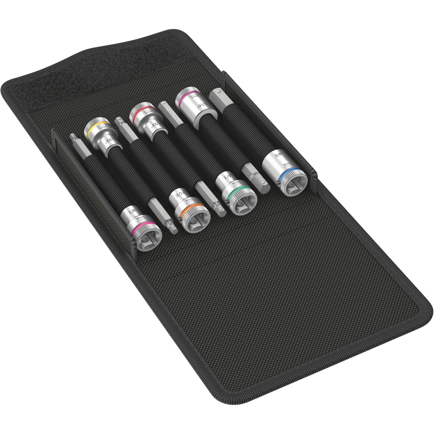 Wera 8740B HF Imperial 1 Zyklop Bit Socket Set holding f. 3/8