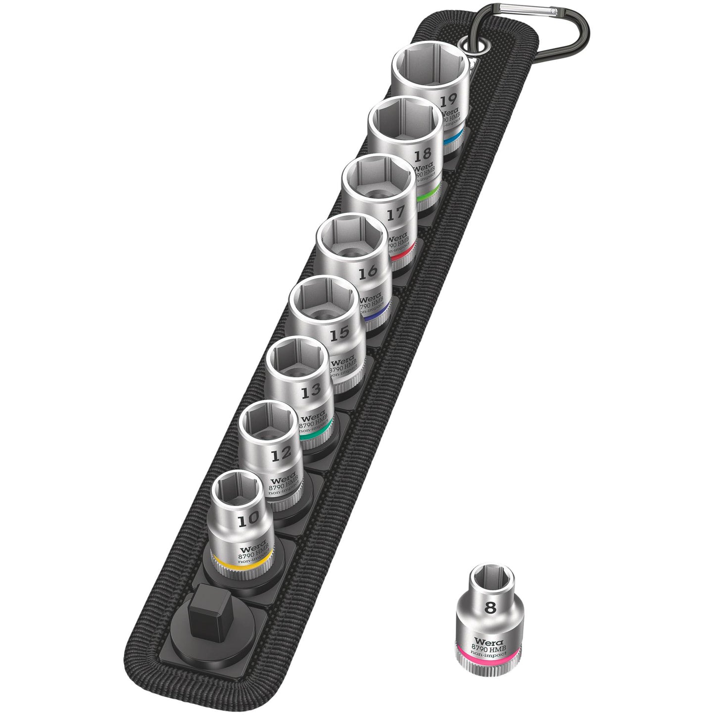 Wera Belt B 4 Zyklop Socket Set 3/8 Drive