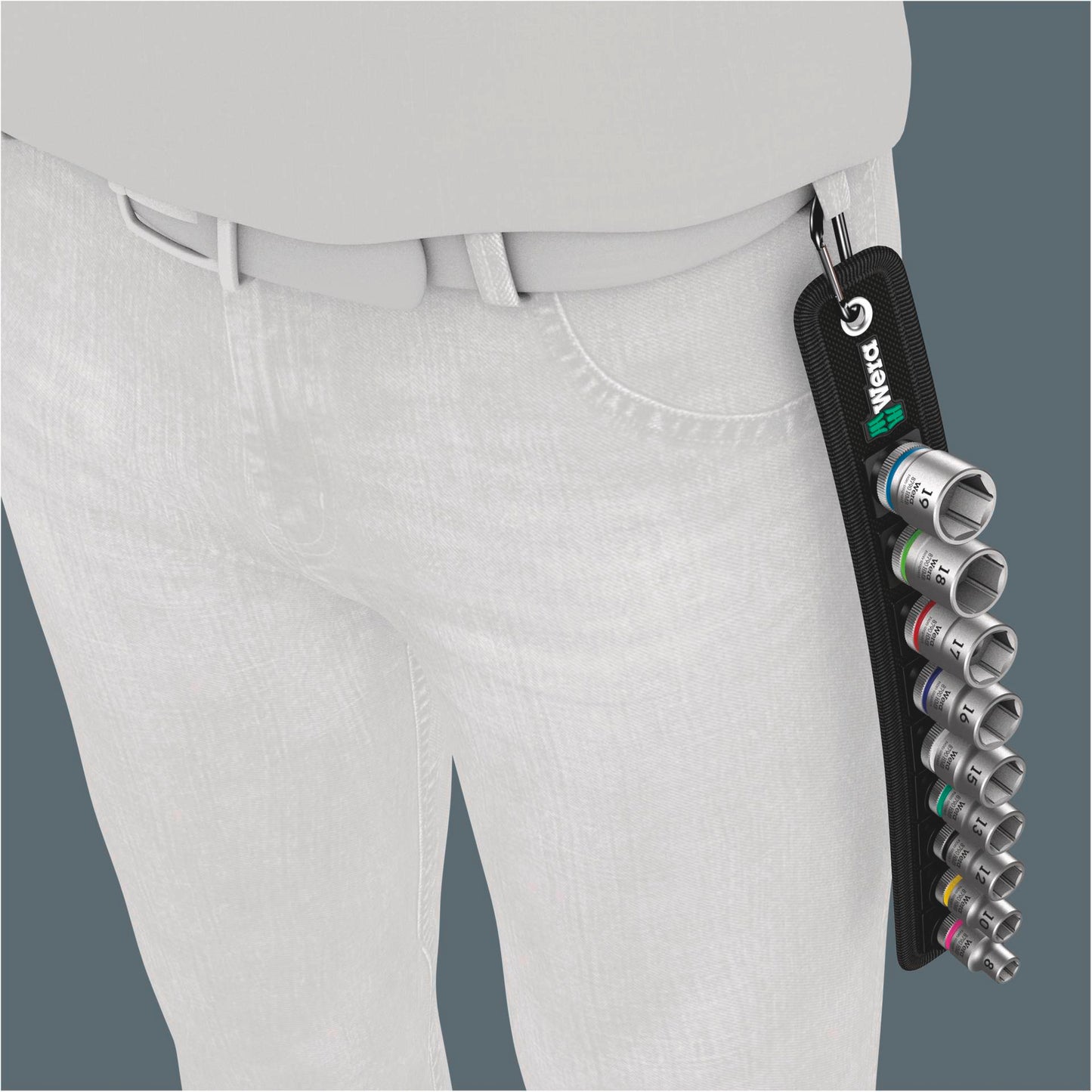 Wera Belt B 4 Zyklop Socket Set 3/8 Drive