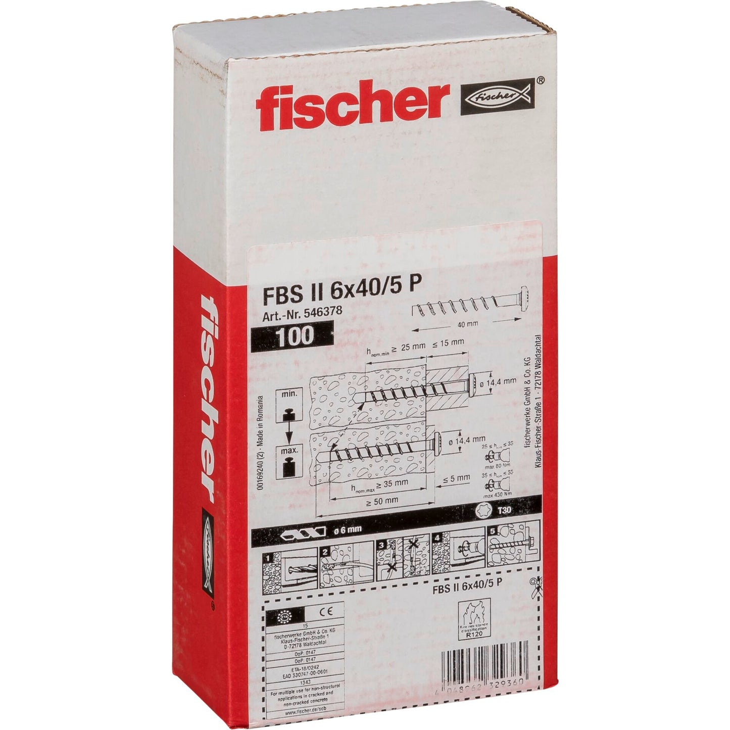 Fischer ULTRACUT FBS II 6x40/5 P 100 pcs.