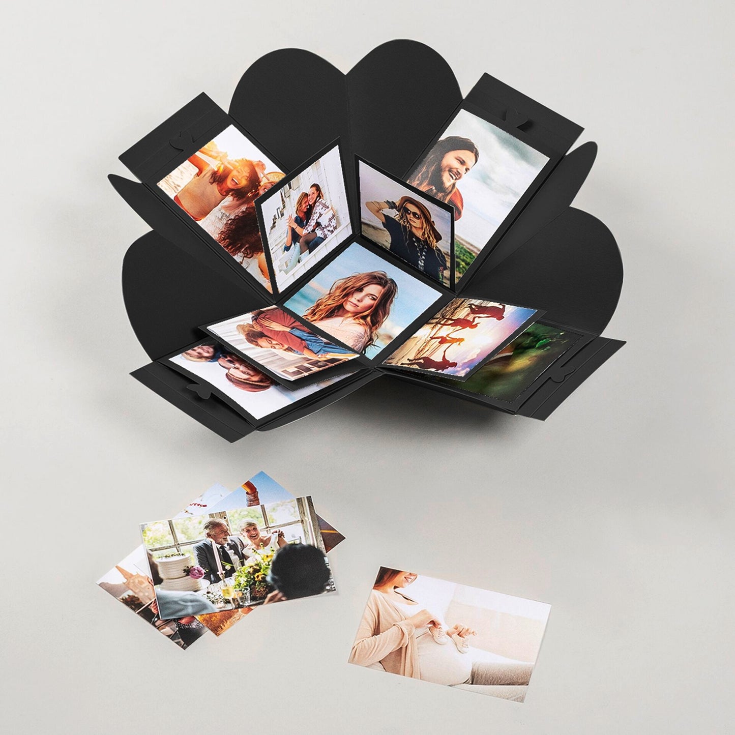 Walther Photo Gift Box Surprise 8,5x8,5x13,5 black FB280B