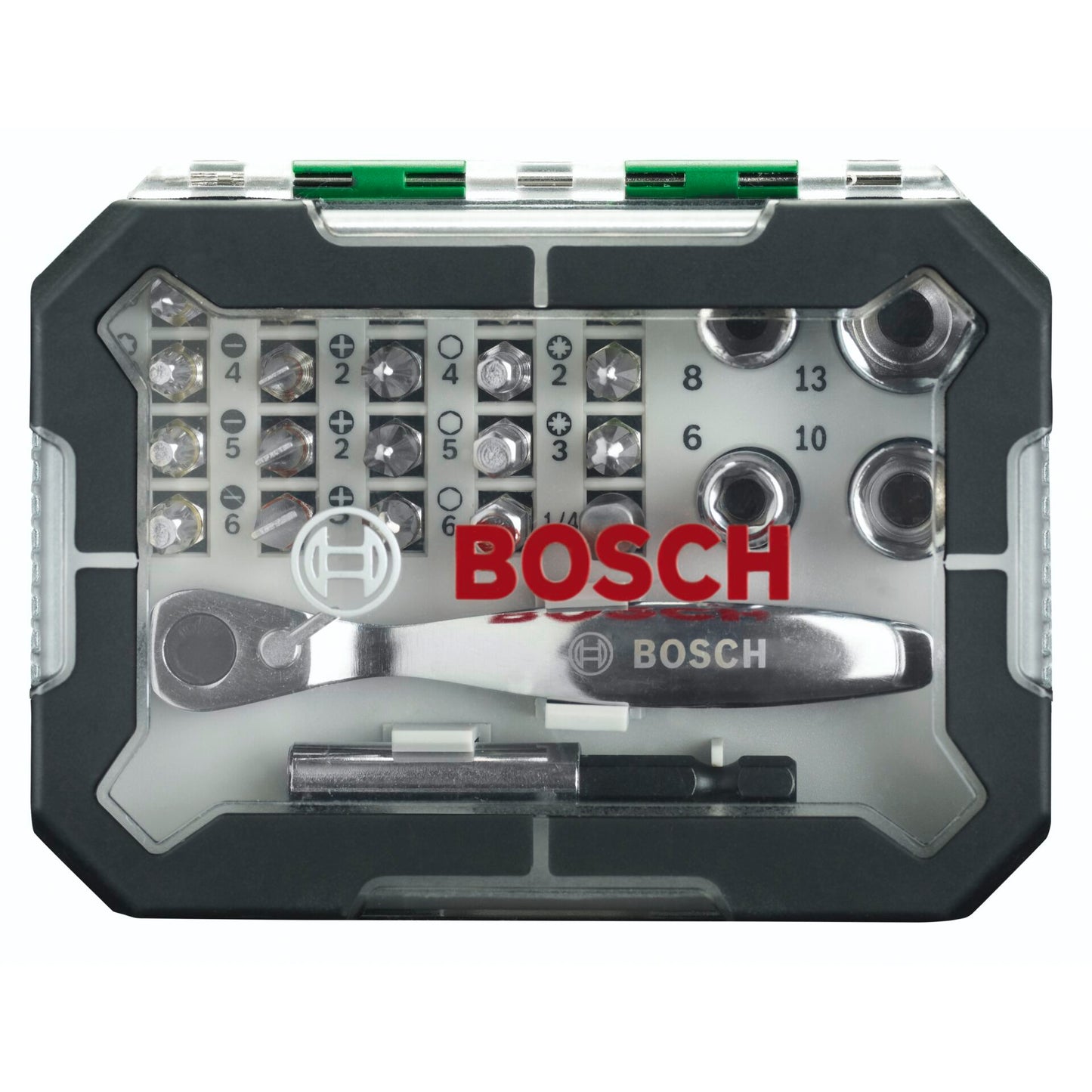 Bosch Prom 26-pcs. Screwdriver Bit Set with Ratchet