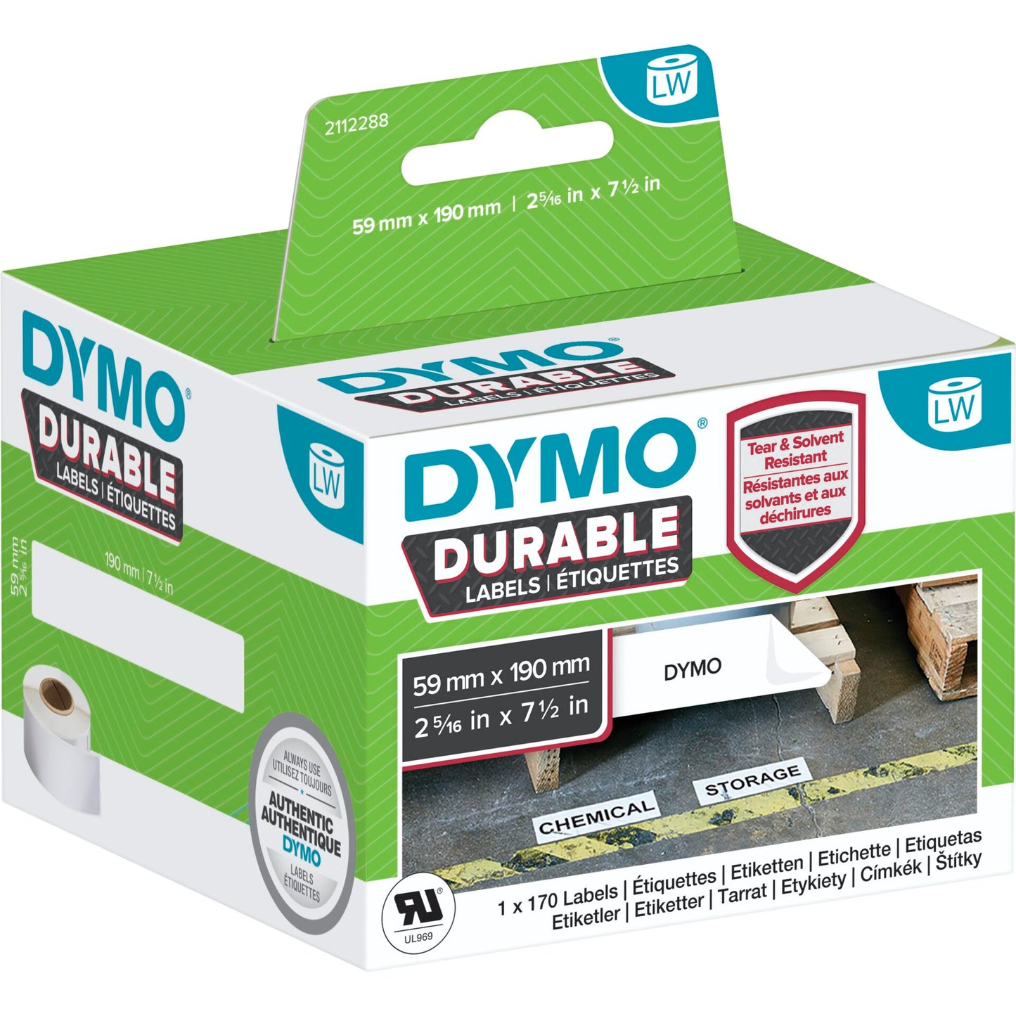 Dymo LW Durable 59 x 190 mm 1x 170 pcs