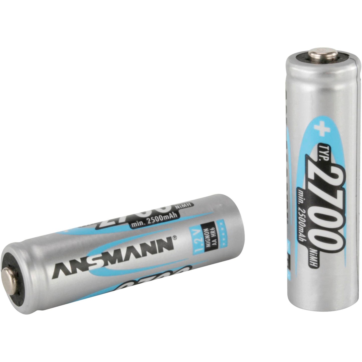 1x2 Ansmann rech. battery 2700 Mignon AA 2500 mAh
