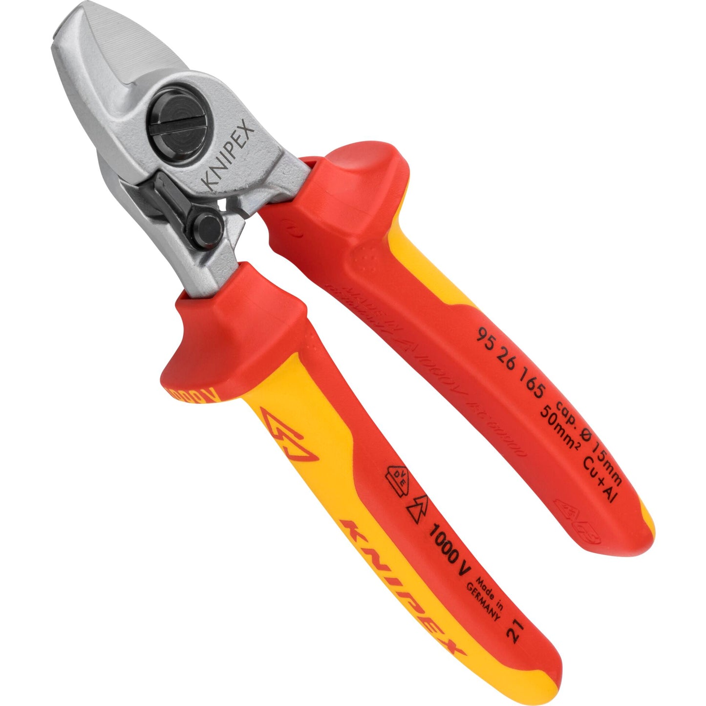 KNIPEX Cable Shears with Opening Spring