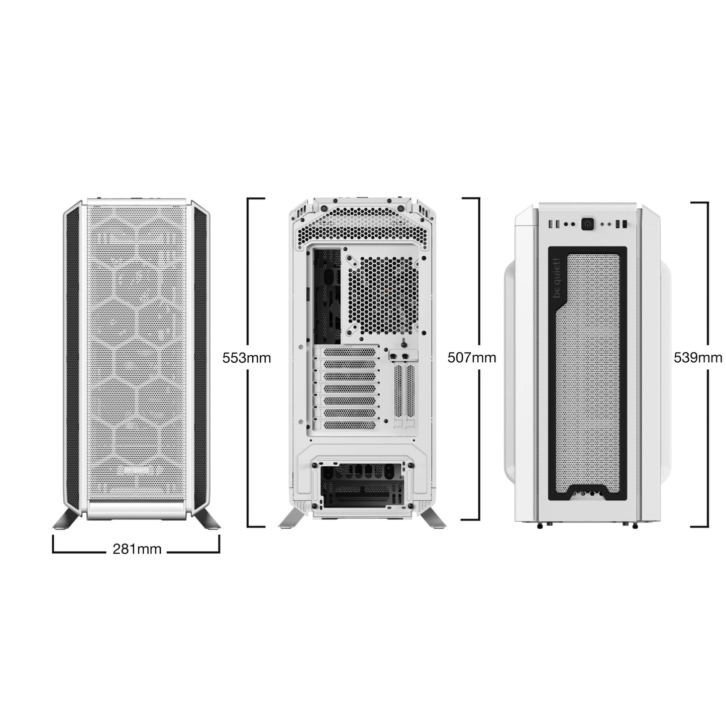 be quiet! SILENT BASE 802 Window White housing