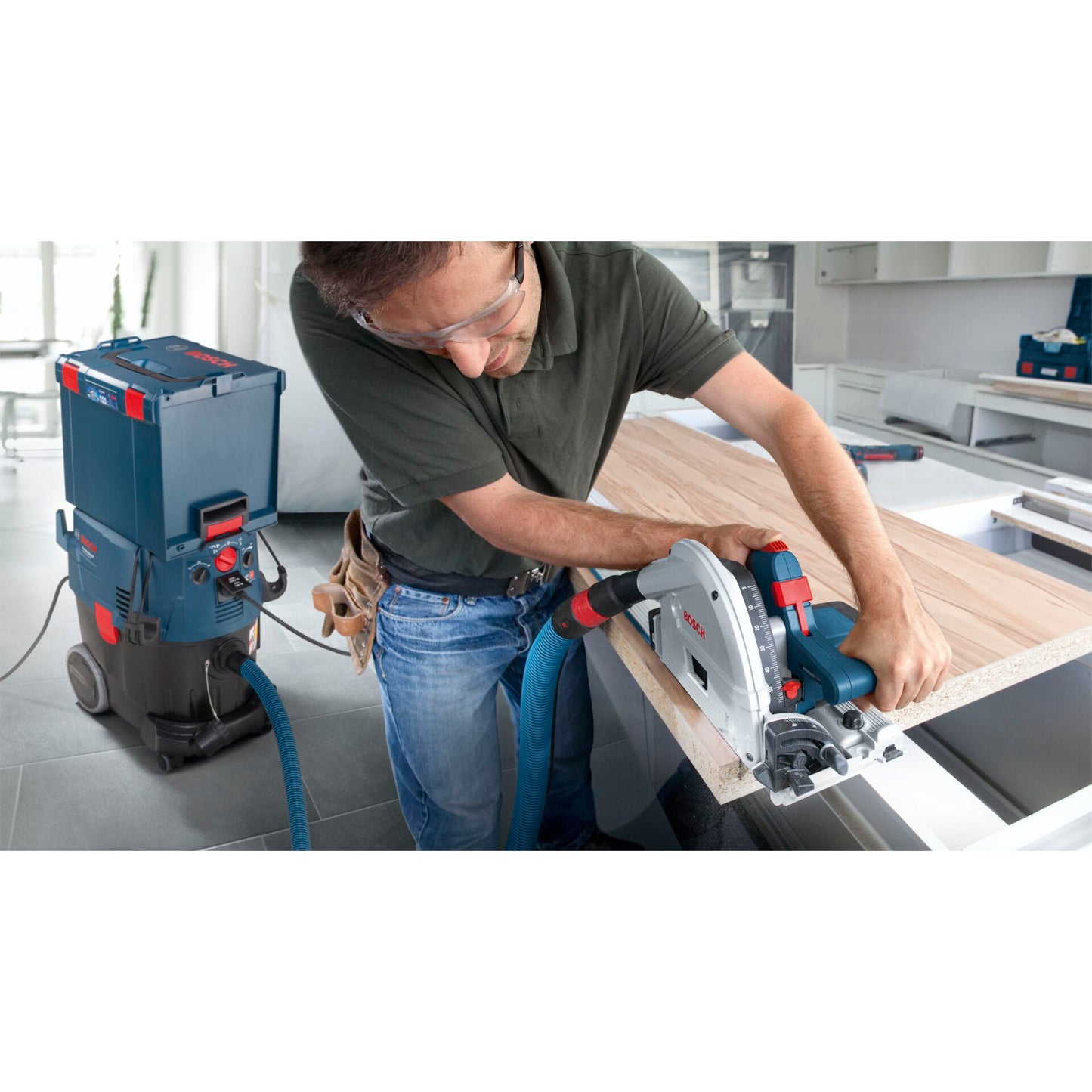 Bosch GKT 55 GCE Circular Saw L-Boxx