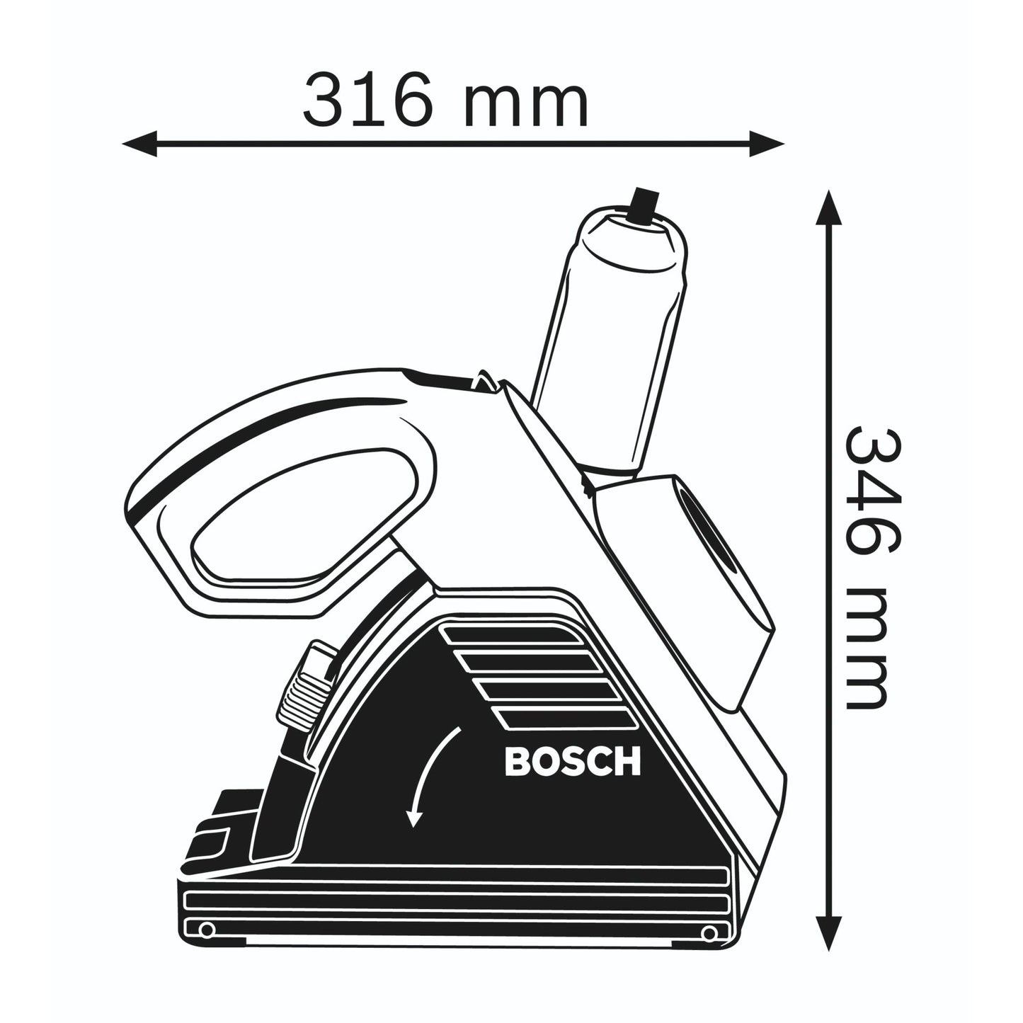 Bosch GNF 35 CA Wall Chaser Case