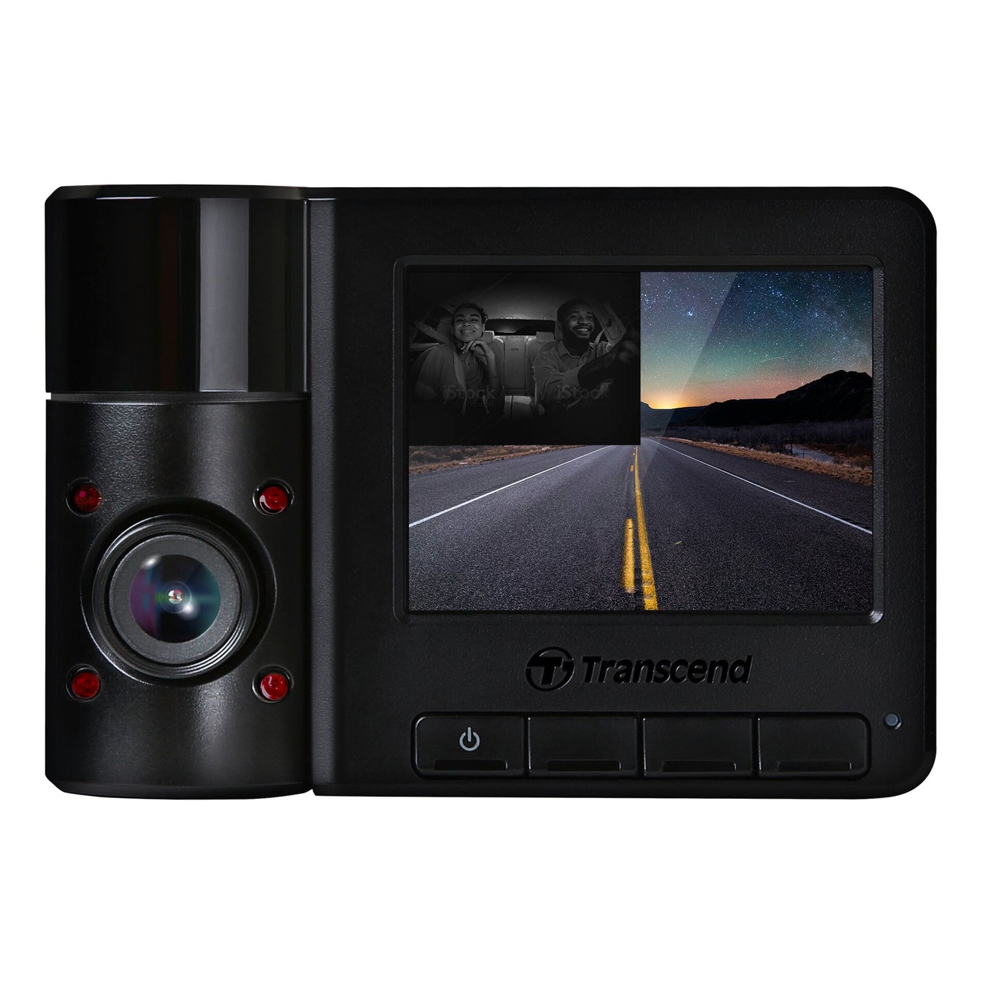 Transcend DrivePro 550 Dual 1080 2 Lenses incl. 64GB microSDXC