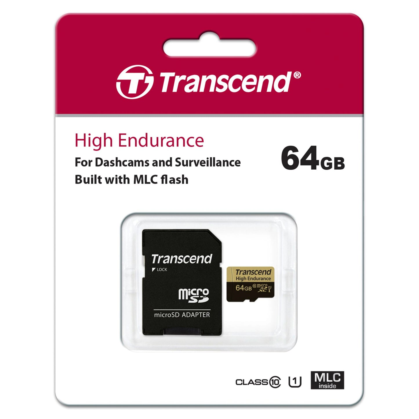 Transcend DrivePro 550 Dual 1080 2 Lenses incl. 64GB microSDXC