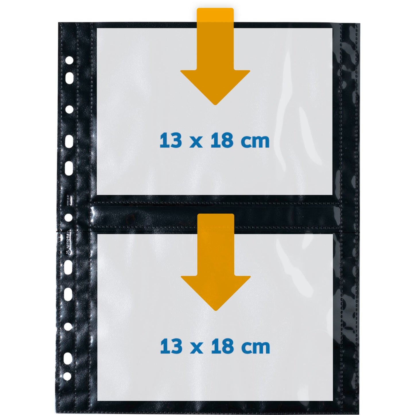 Herma fotophan 13x18 black 10 Sheets 7787