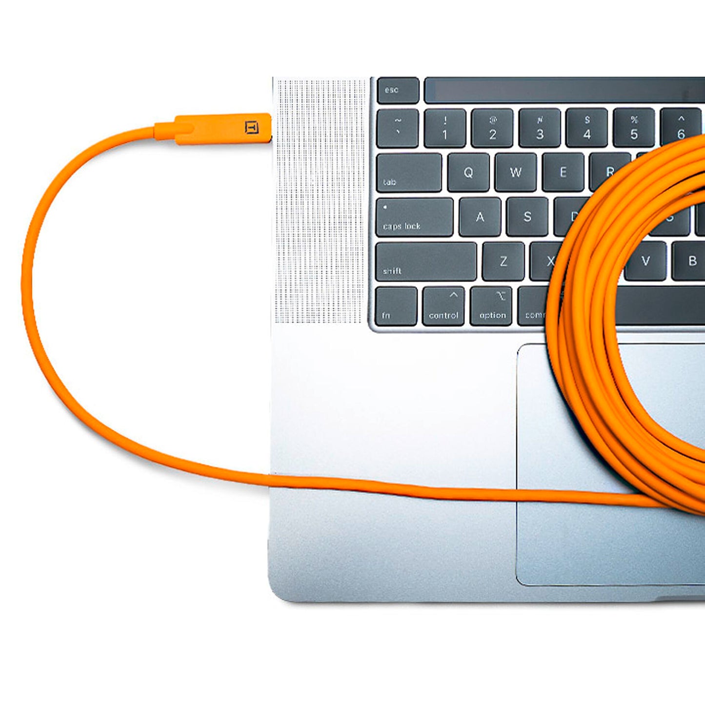Tether Tools TetherPro USB-C to USB-C Right Angle orange