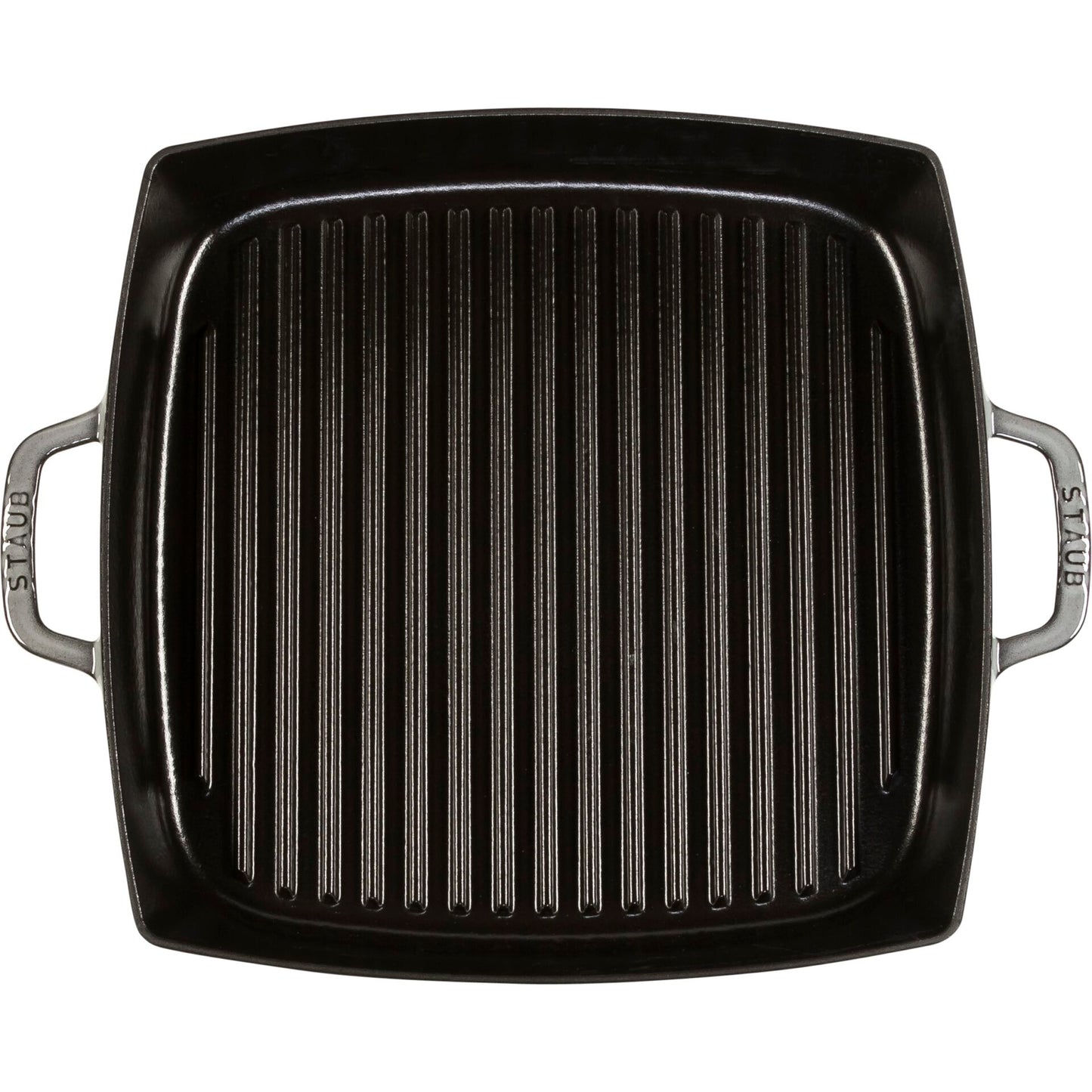 Staub grill pan induction squared 33cm Graphite Grey