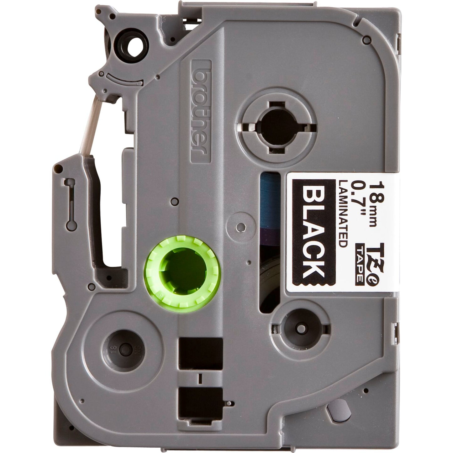 Brother labelling tape TZE-345 black/white 18 mm