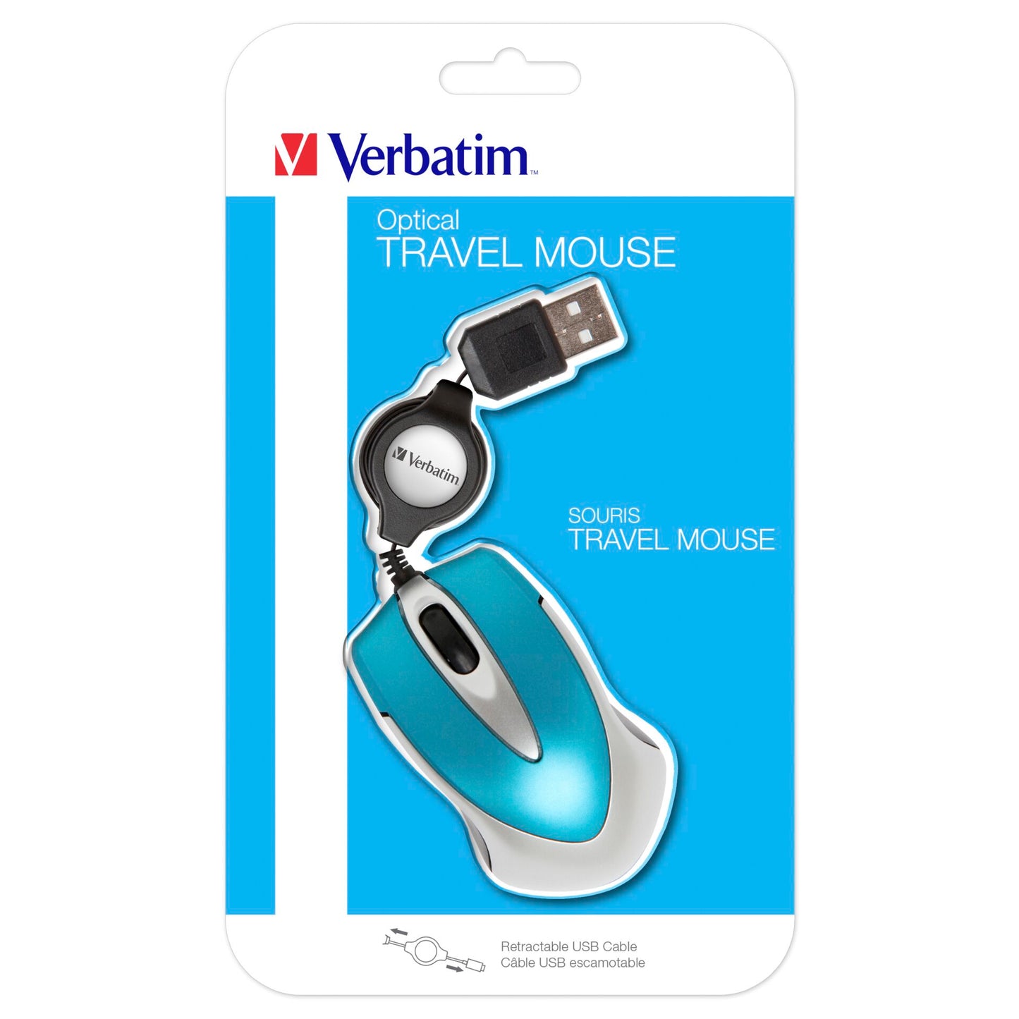Verbatim Go Mini Optical Travel Mouse Caribbean 49022