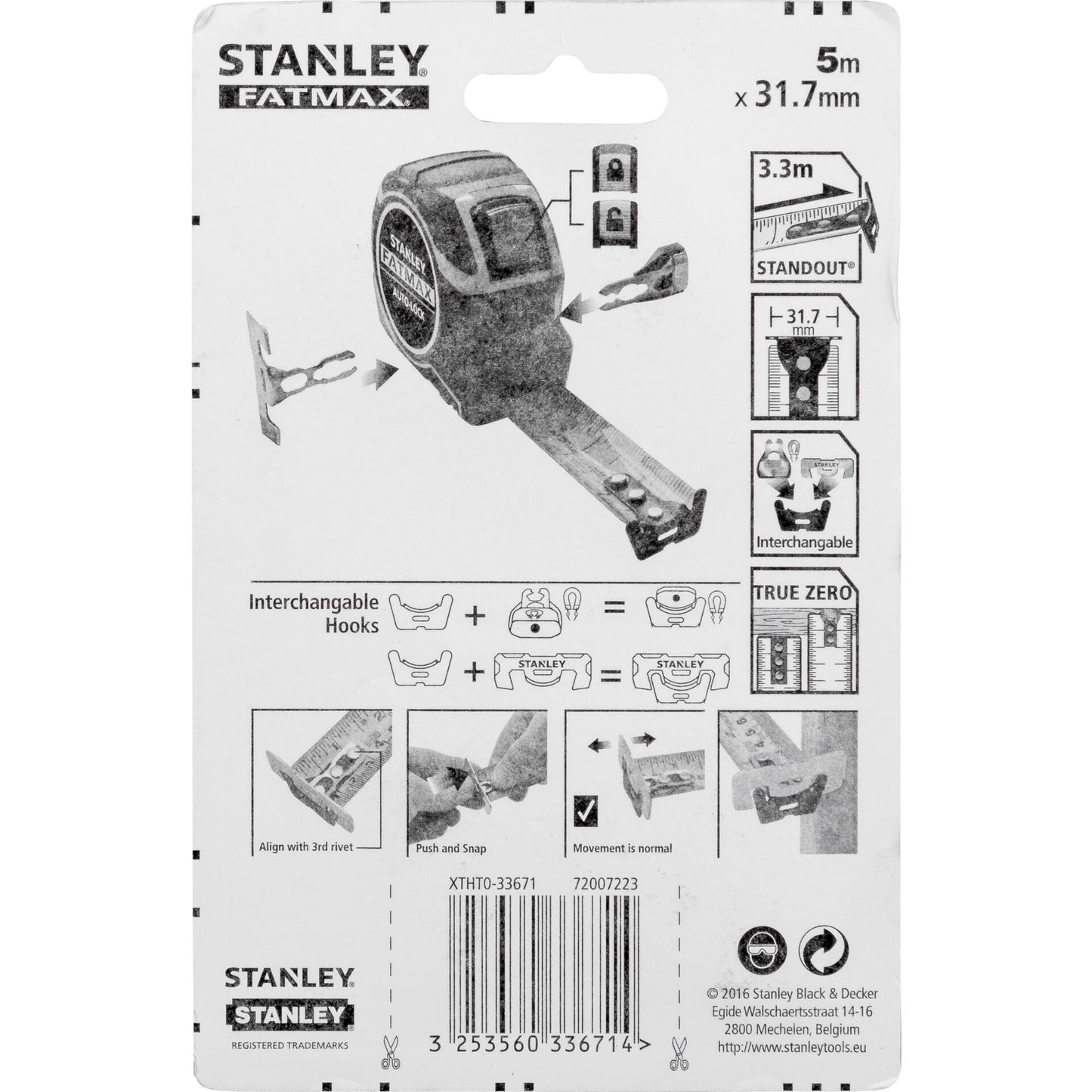Stanley FatMax Pro Autolock Tape Measure 5m/32mm