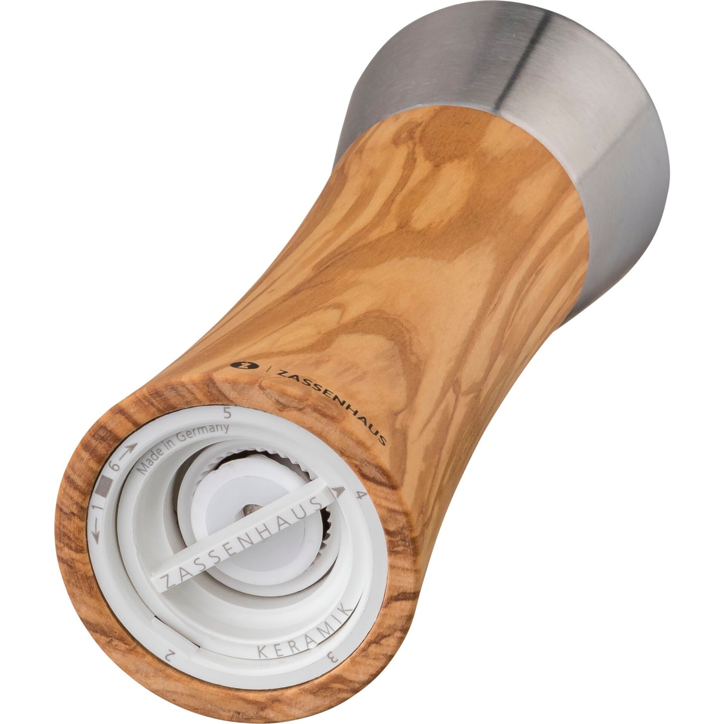 Zassenhaus pepper mill Augsburg Olive Wood, 18 cm