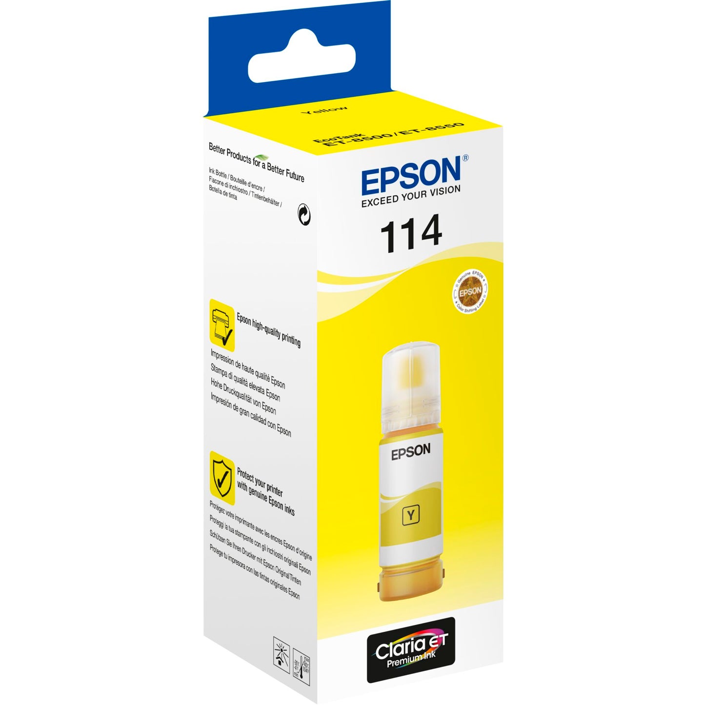 Epson EcoTank yellow T 114 70 ml T 07B4