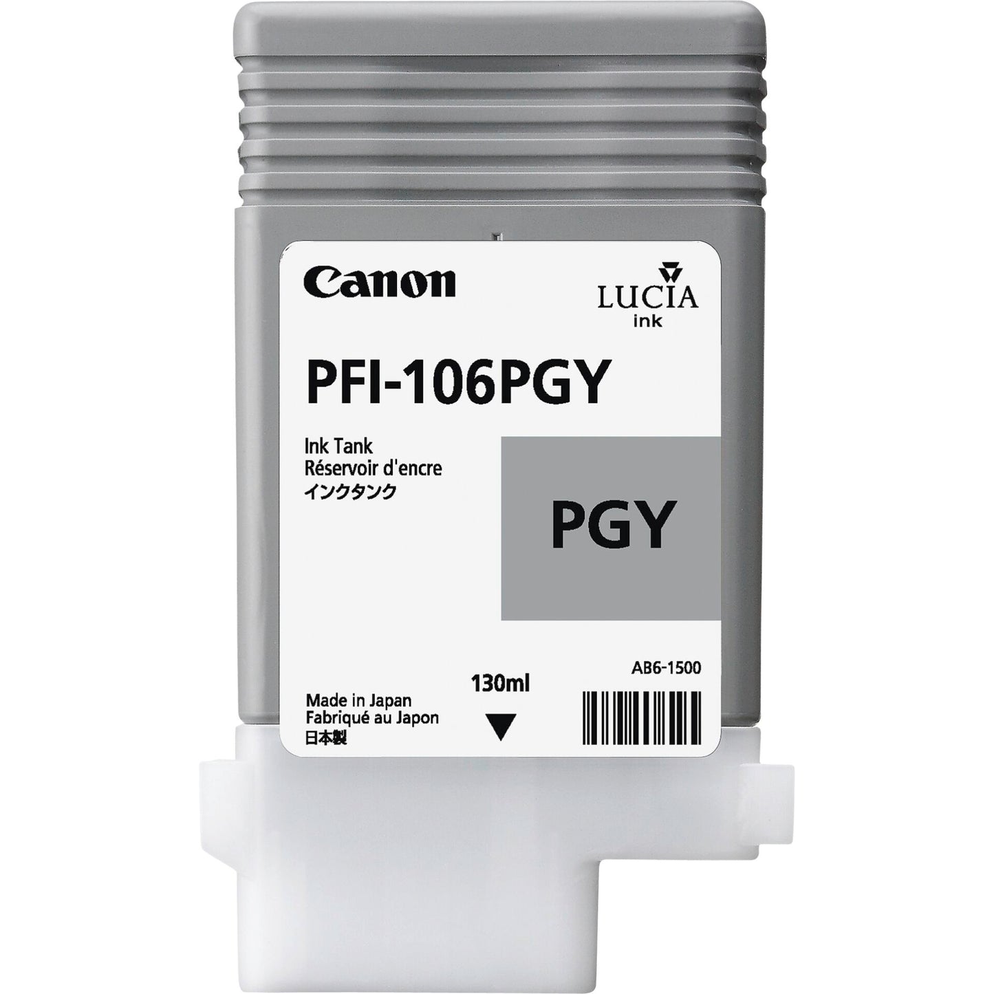 Canon PFI-106 PGY ink photo grey