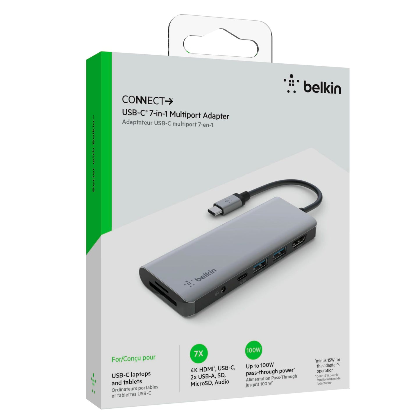 Belkin CONNECT USB-C 7-in-1 Multiport Adapter AVC009btSGY