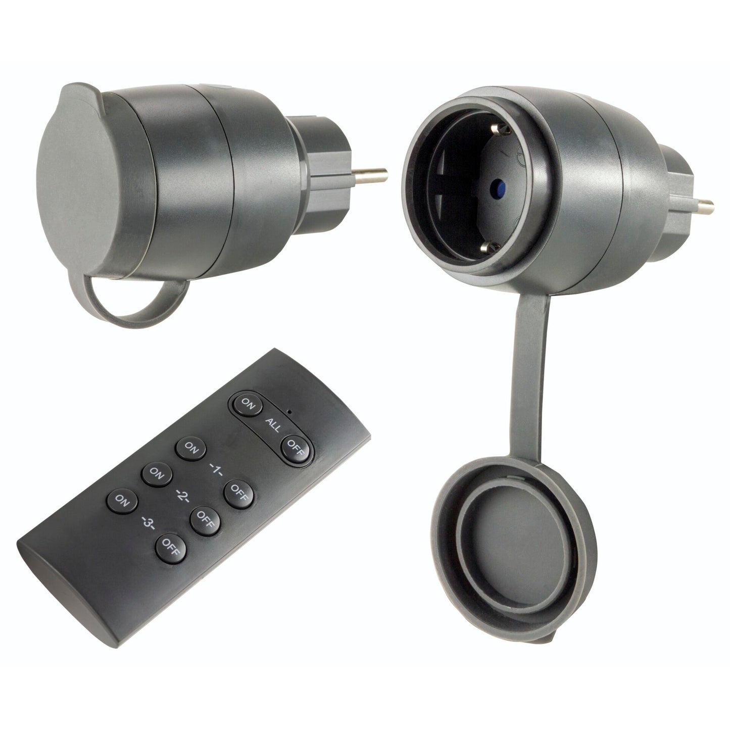 REV Radio Switch Set 2 + 1 Mini outdoor black